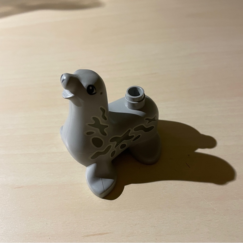 Lego Duplo Vintage Grey Spotted Seal Sea Lion Minifigure